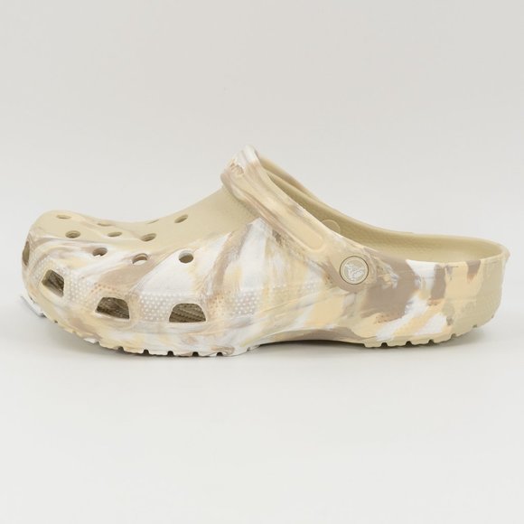 Crocs Men\'s Classic Marbled Clog \'Bone & Multi\' 206867-2Y3 size 9 main image 9